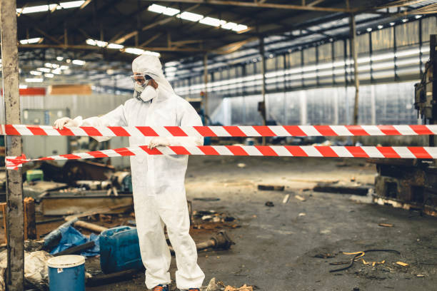 Professional Odor Removal technician working in Wellington, OH